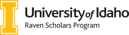 University of Idaho Raven Scholars logo.
